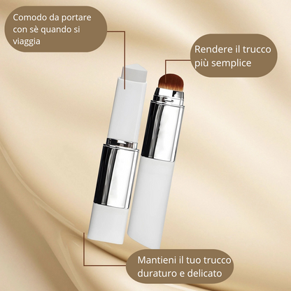 Applicazione fondotinta adattivo color changing su incarnato